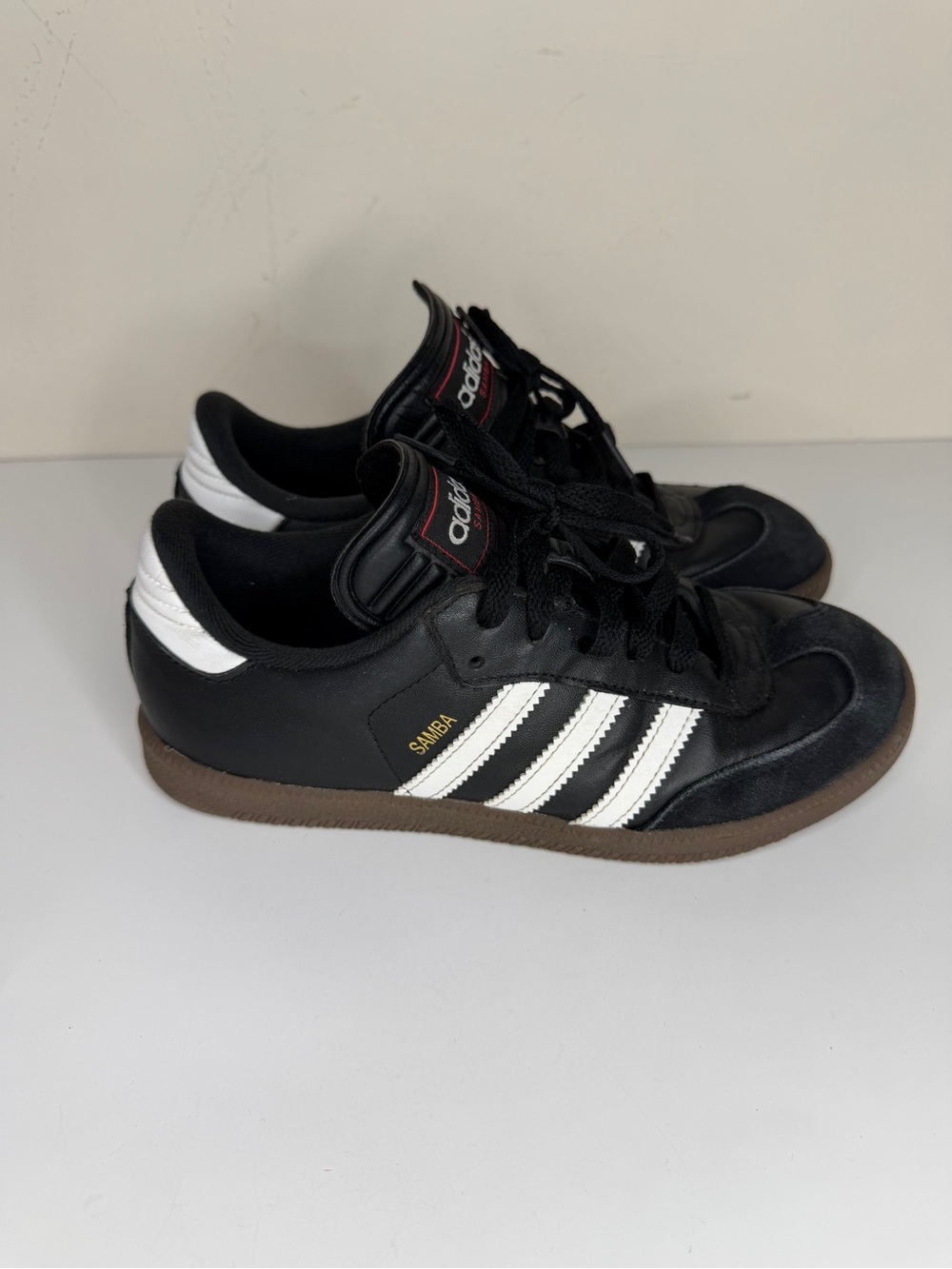 Adidas Boys Samba Classic Shoes Men’s 5 Black Casual Sneakers Style 036516